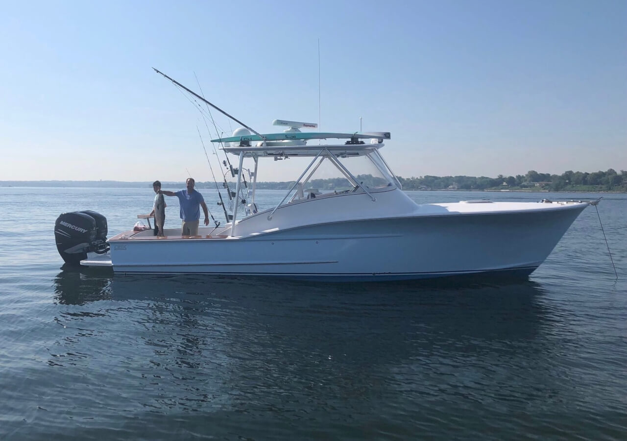 Featured Custom Boats OBX 34 XP Fully Composite Sportfishing Boat